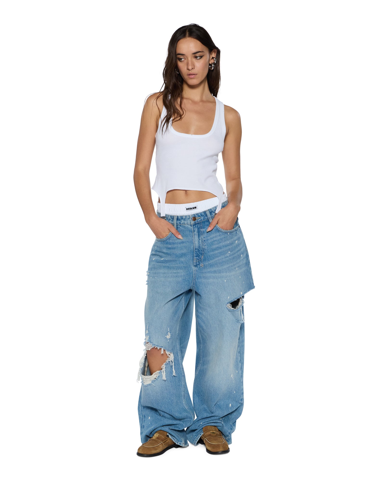 ORIGIN TANK GARTER WHITE - Image 3