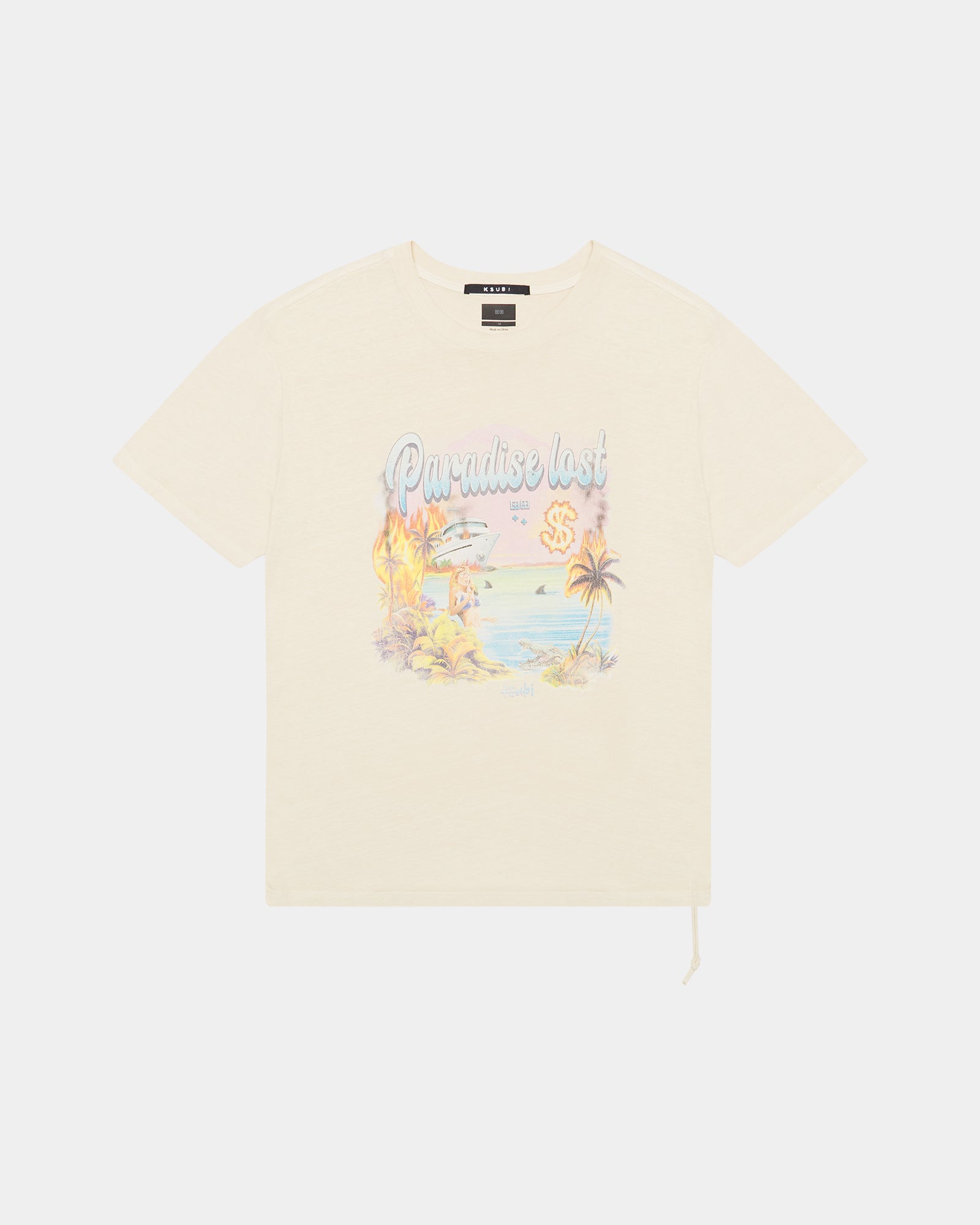 PARADISE BIGGIE SS TEE DUSTY DESERT - Image 5