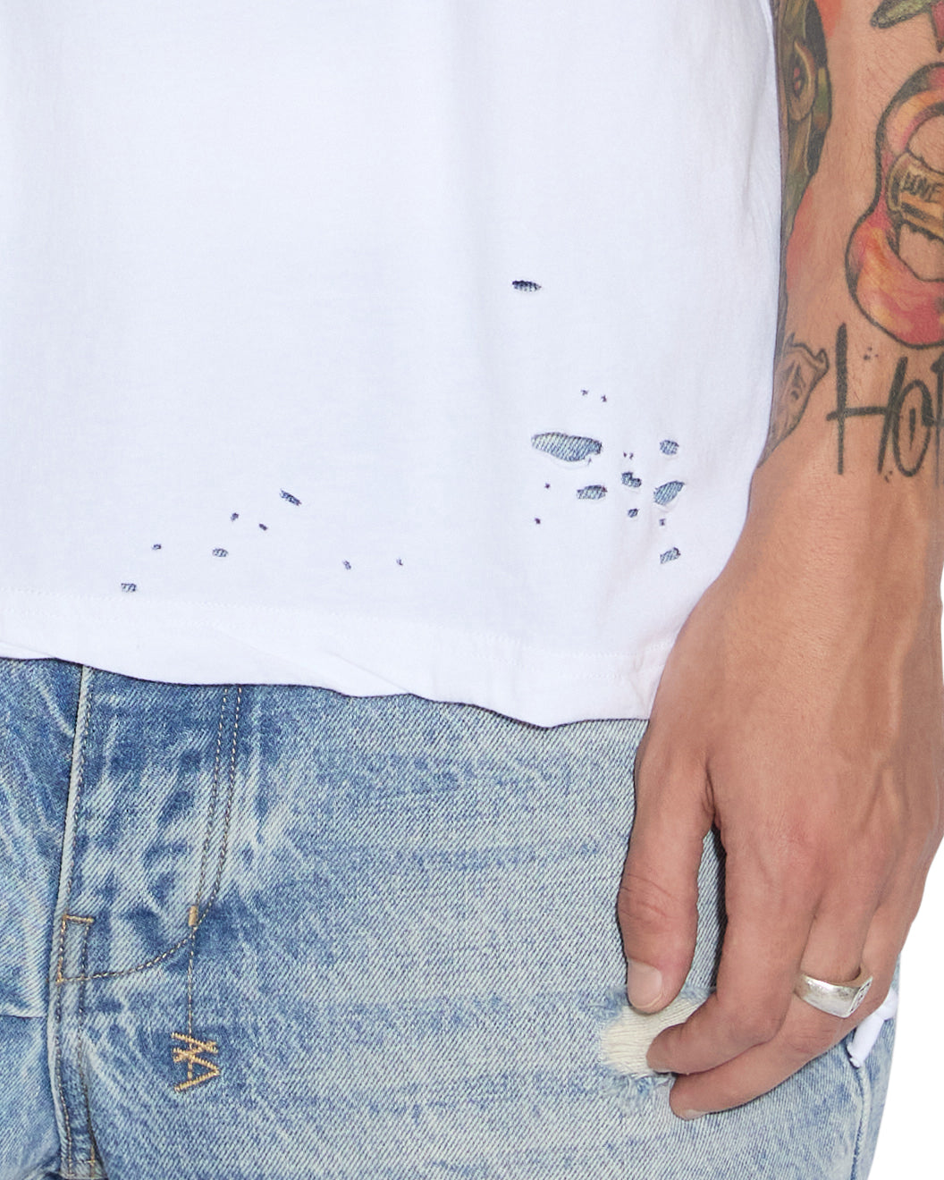 SIOUX SS TEE VINTAGE WHITE - Image 2