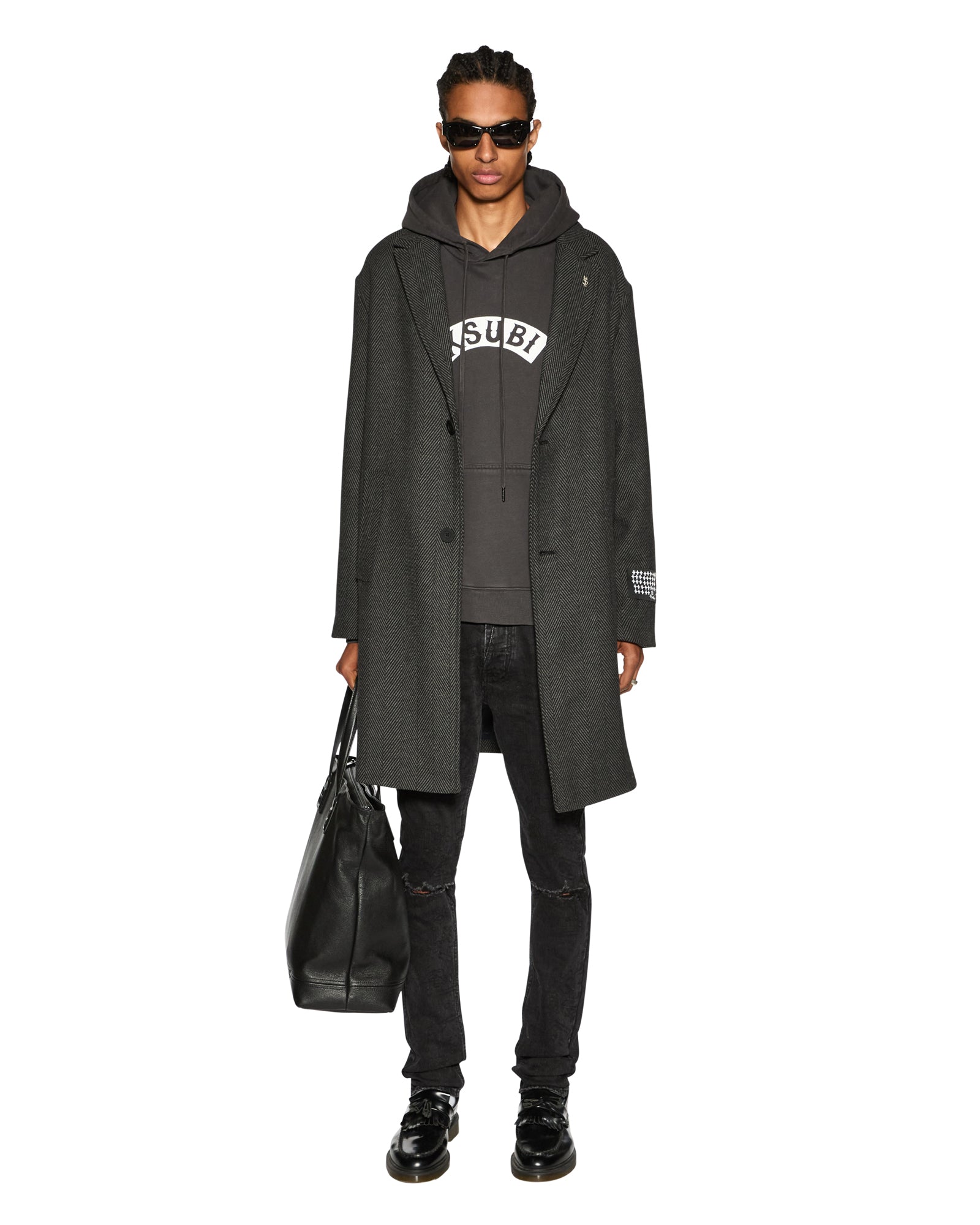 BADDIES BIGGIE HOODIE FADED BLACK - Image 3