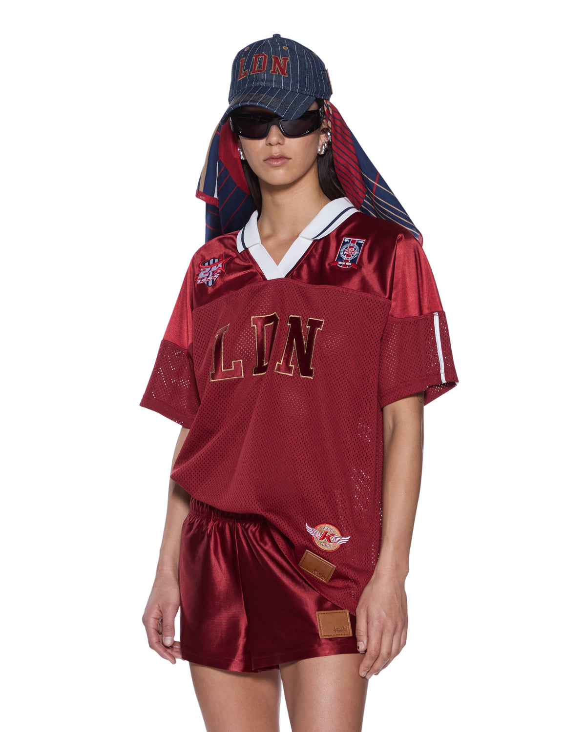 LDN BOYFRIEND SS JERSEY GARNET - Image 4