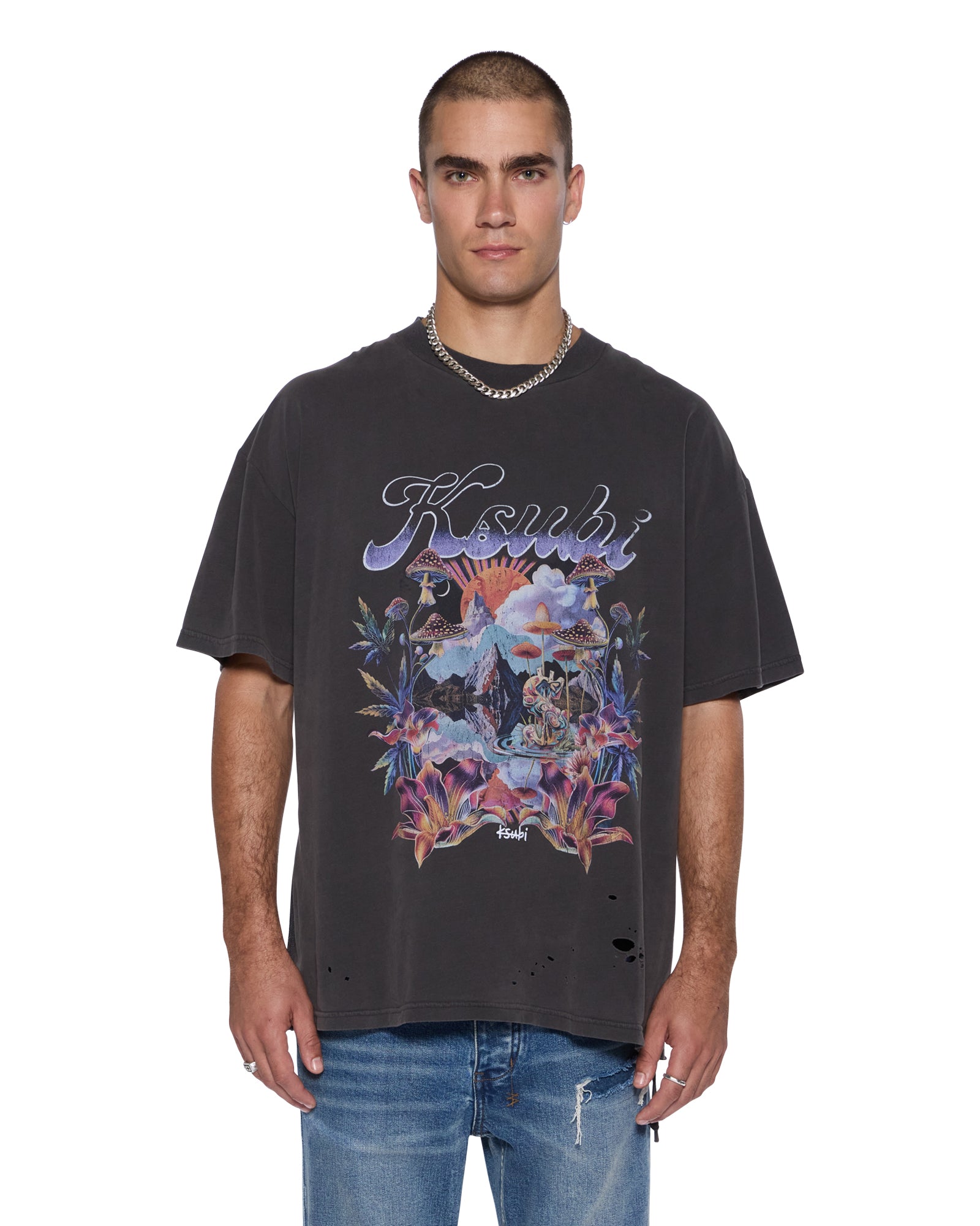 HENDRIX EKCESS SS TEE OLD BLACK