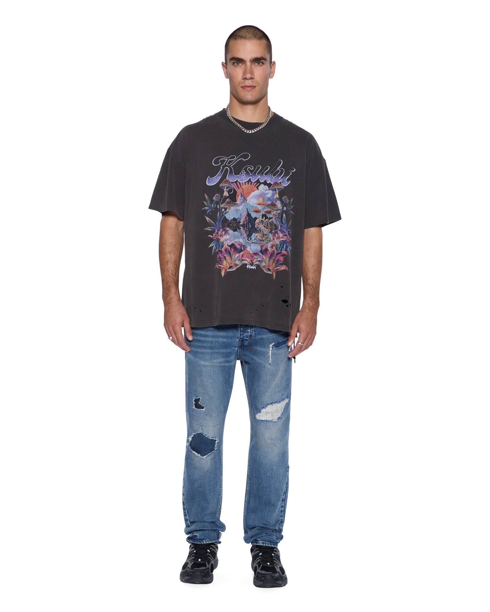 HENDRIX EKCESS SS TEE OLD BLACK - Image 3