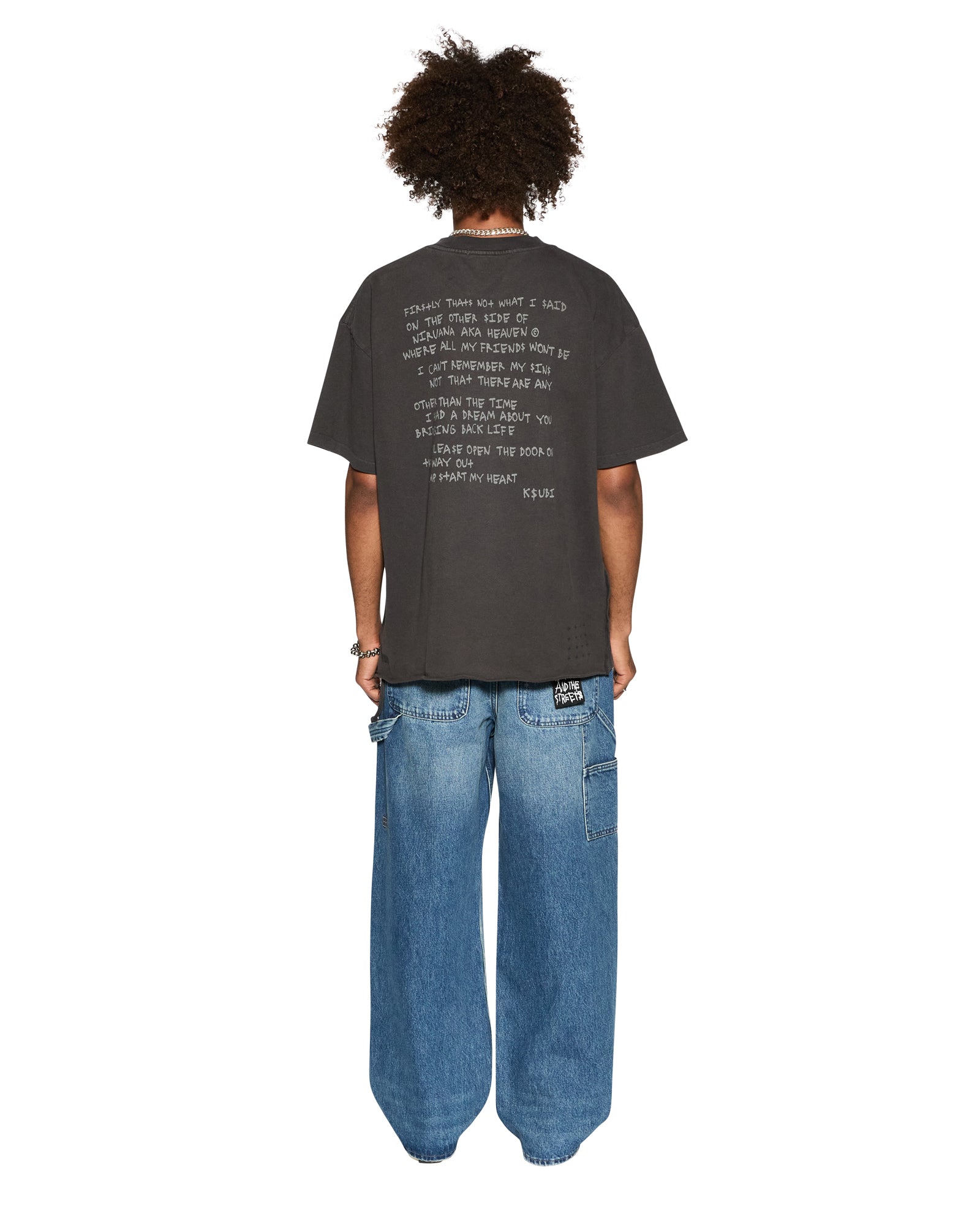 HIT LIST EKCESS SS TEE FADED BLACK - Image 6