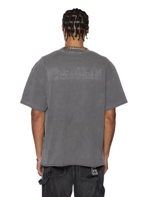 INTRUDER EKCESS SS TEE CHARCOAL