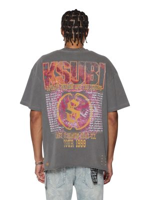 KICKSTART EKCESS SS TEE CHARCOAL