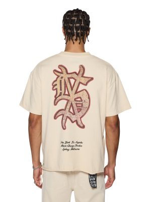 PLAYOFF EKCESS SS TEE DUSTY DESERT