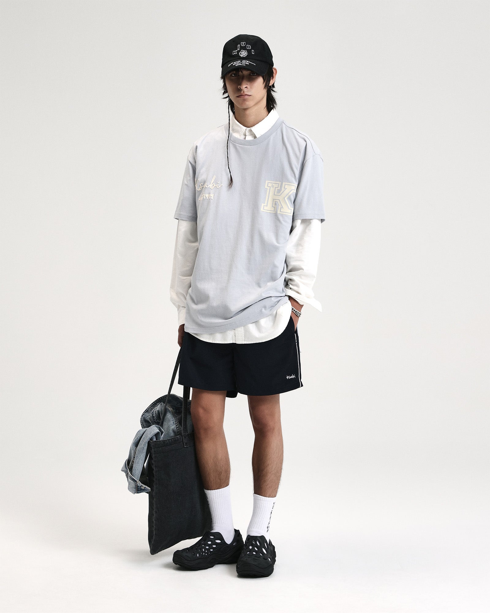 SALUD BIGGIE SS TEE BLUE MIST - Image 2