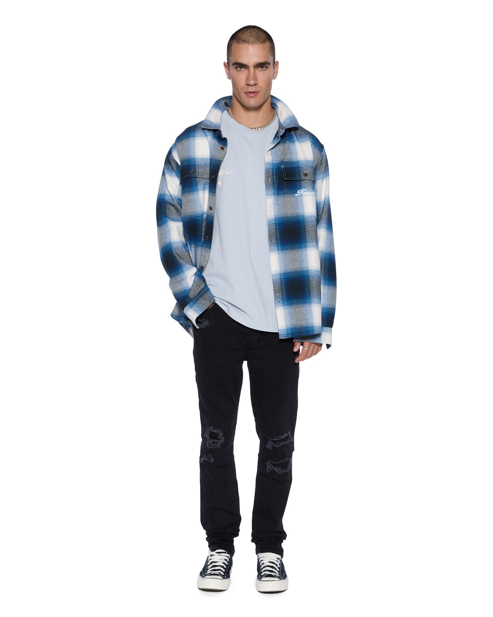 SALUD BIGGIE SS TEE BLUE MIST - Image 3