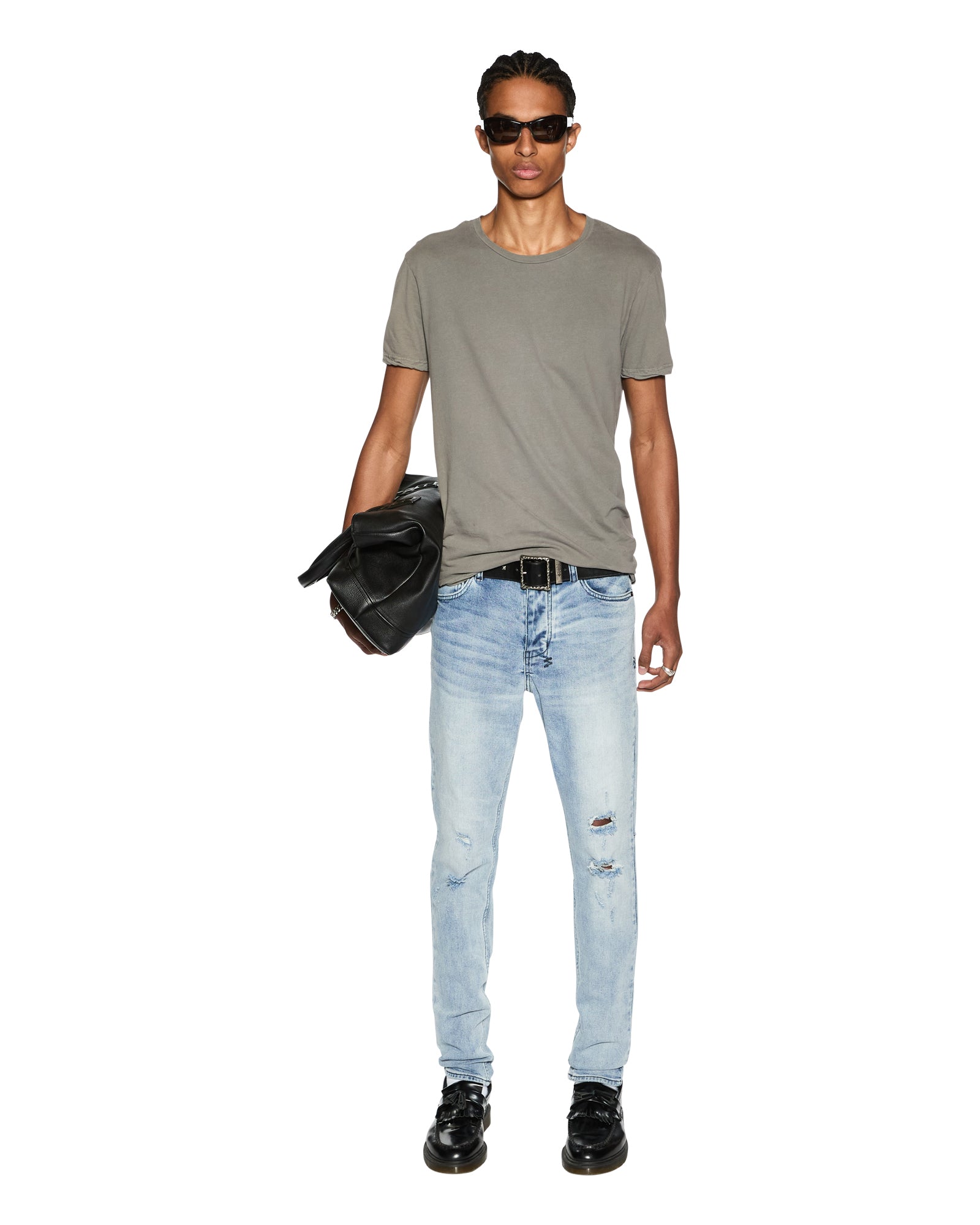 SEEING LINES SS TEE VINTAGE GREY - Image 2