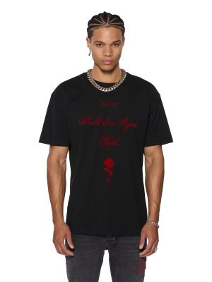 SIN AGAIN BIGGIE SS TEE JET BLACK