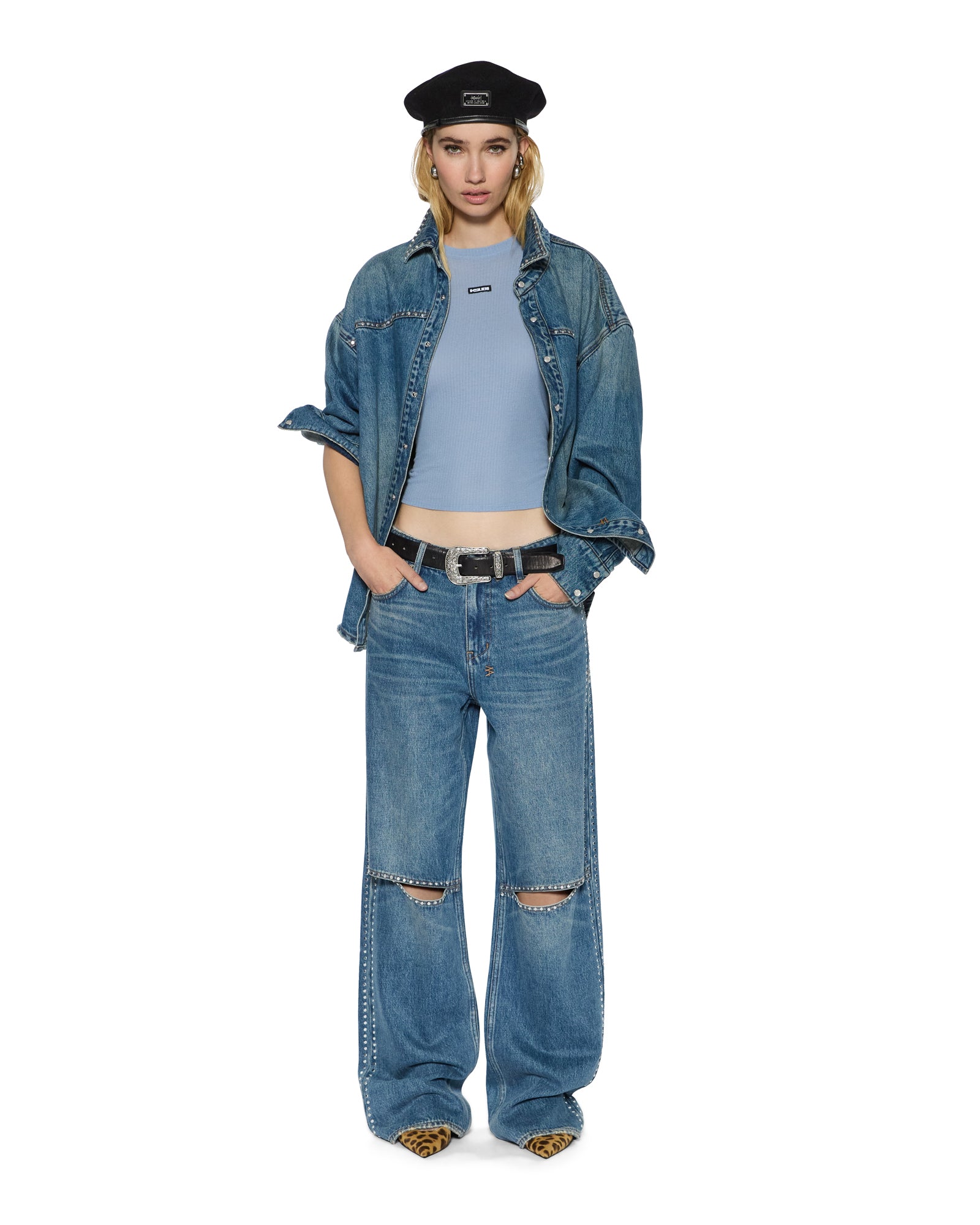 STAPLE SS TEE ICE BLUE SHEER - Image 2