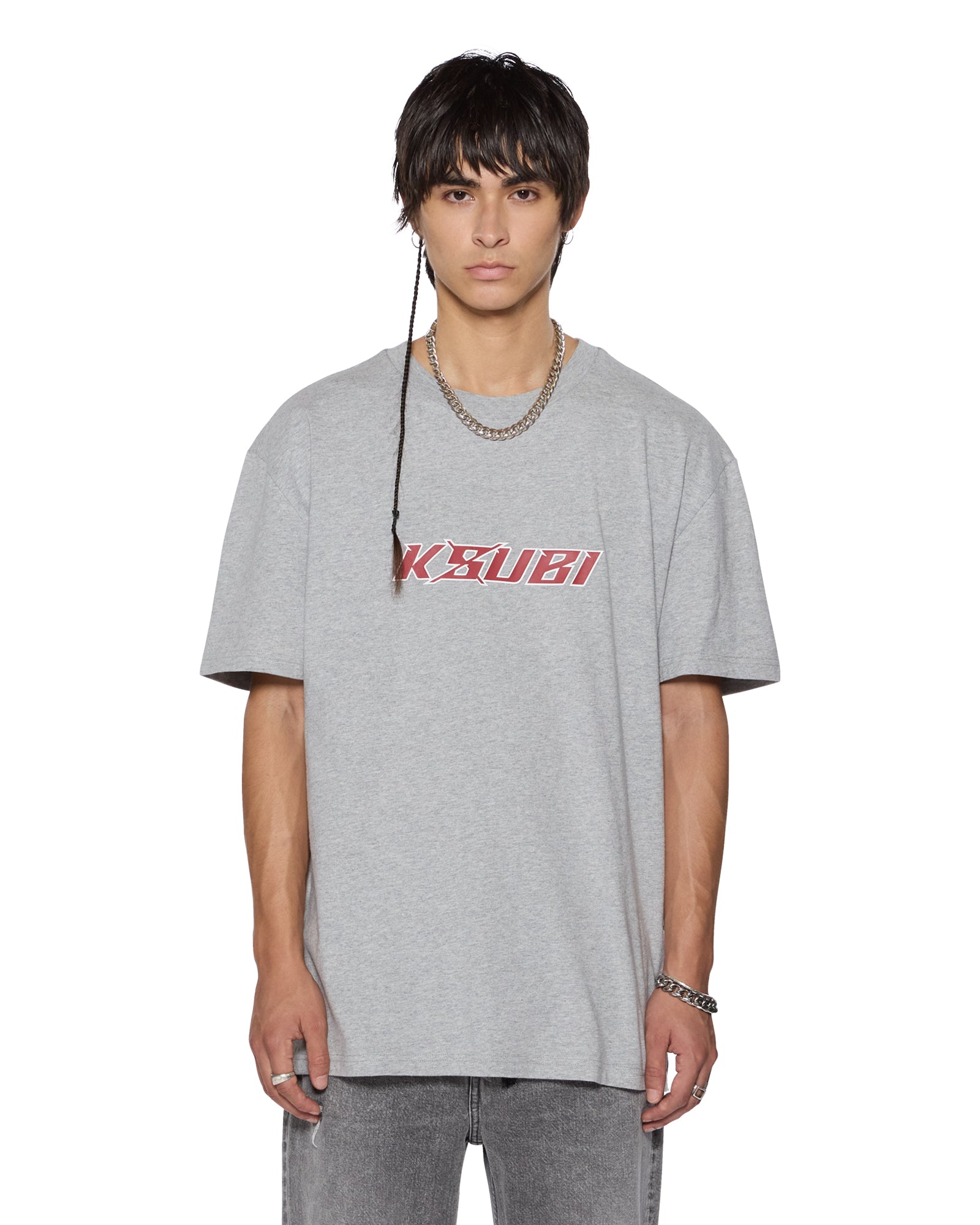 STINGER BIGGIE SS TEE GREY MARLE