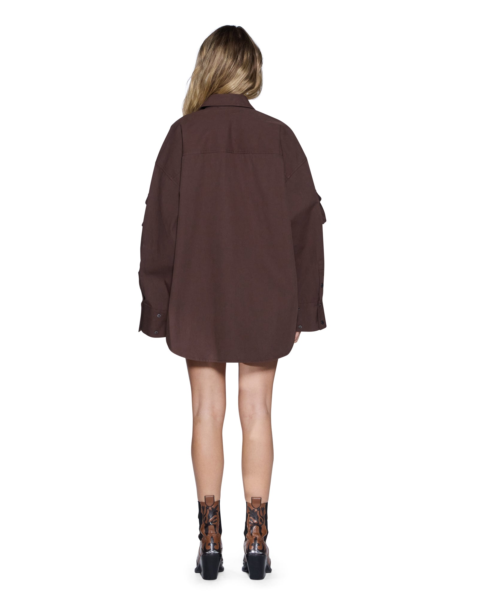 ASTRA LS CARGO SHIRT CHOCOLATE - Image 5