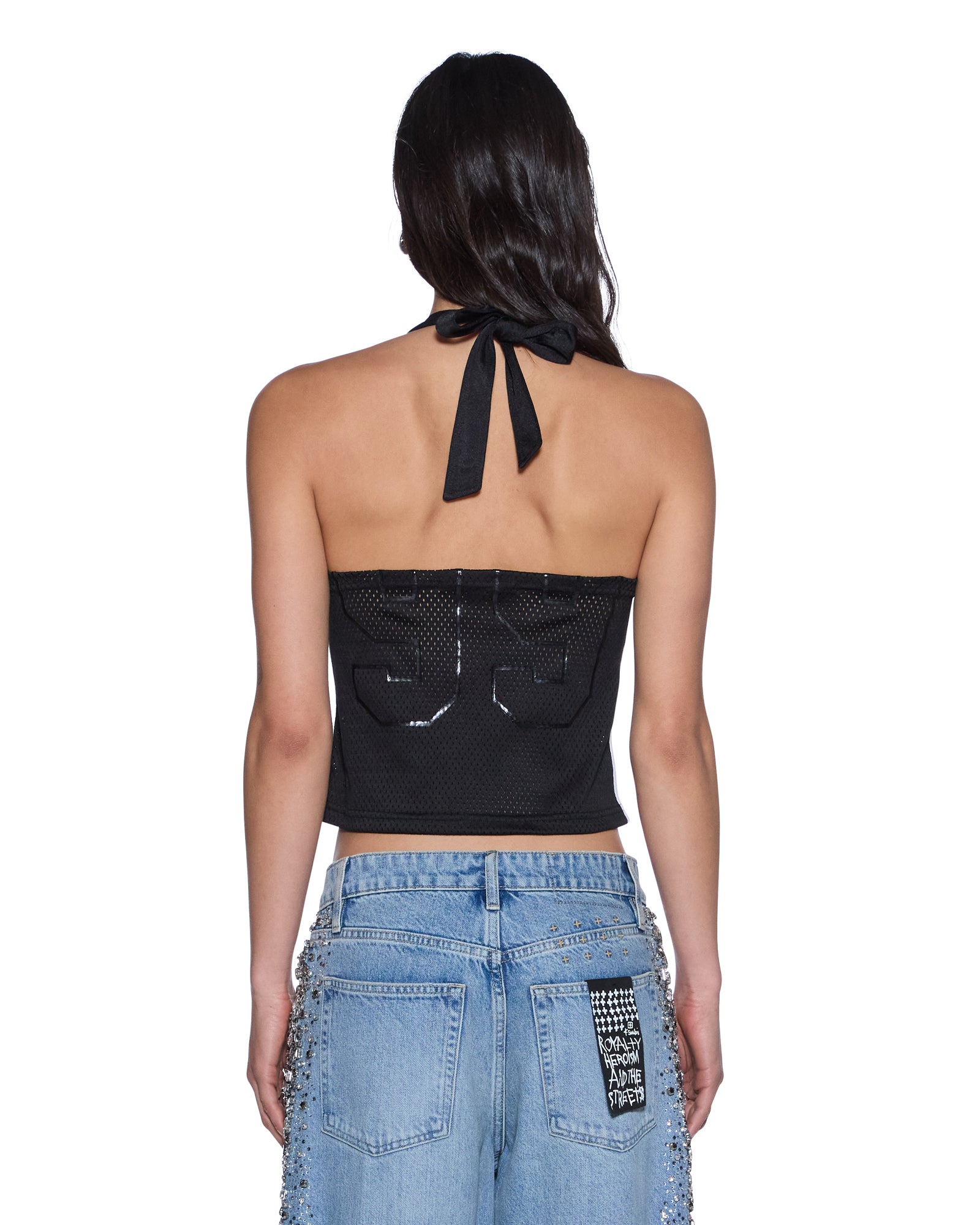 PLAYOFF HALTER JERSEY BLACK - Image 4