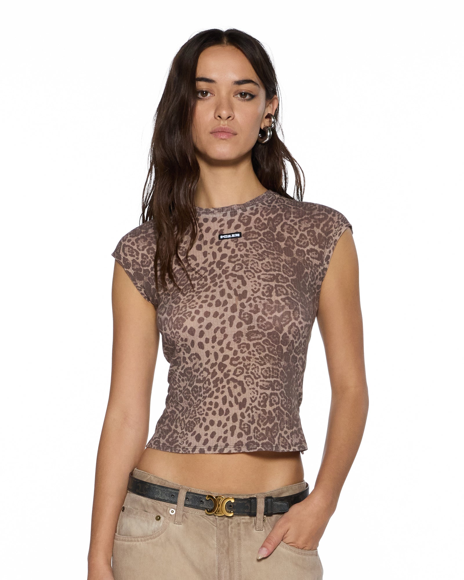 STAPLE SS TEE LEOPARD