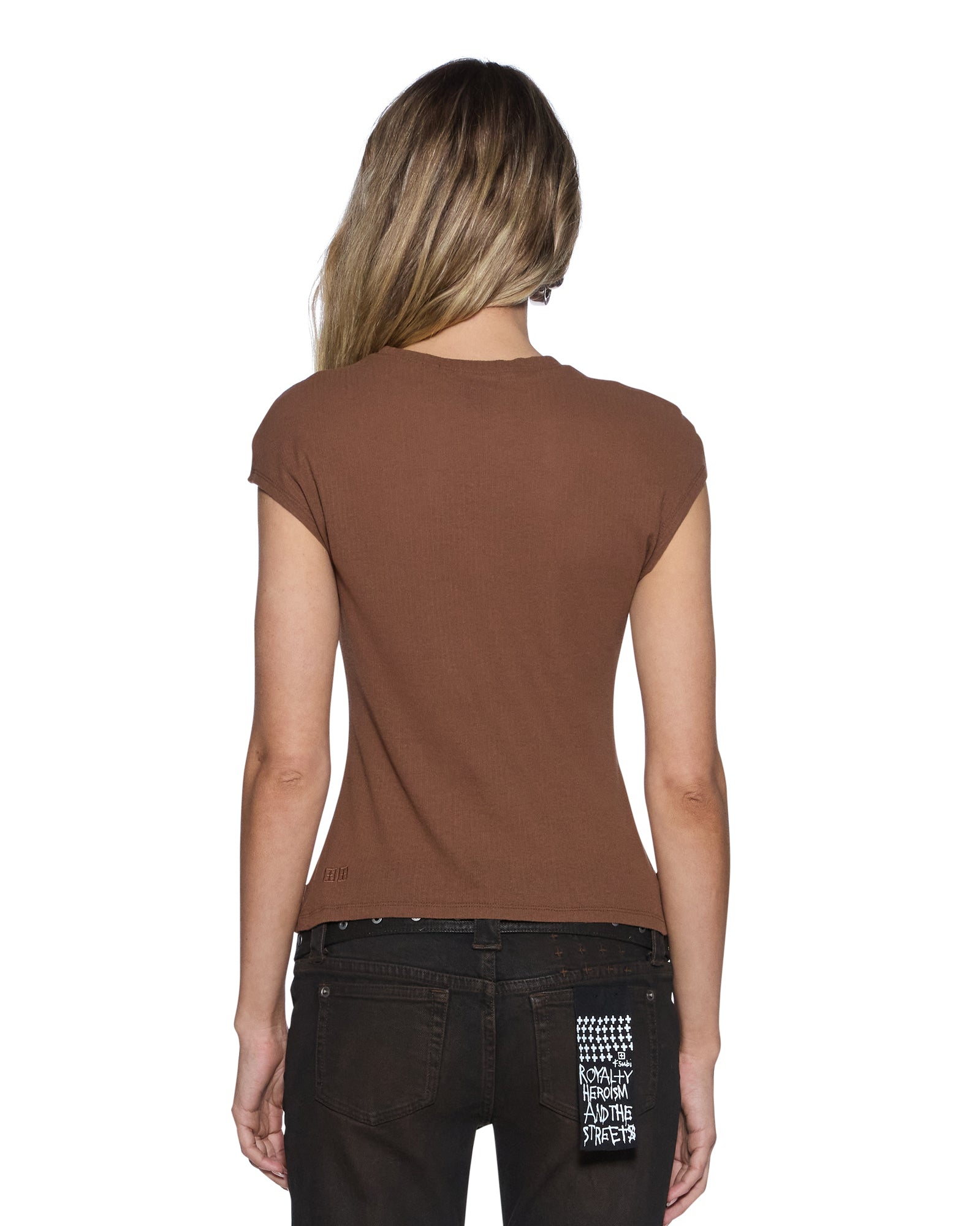 STAPLE SS TEE CHOCOLATE SHEER - Image 3