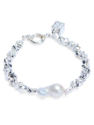 UNCUT SILVER BRACELET