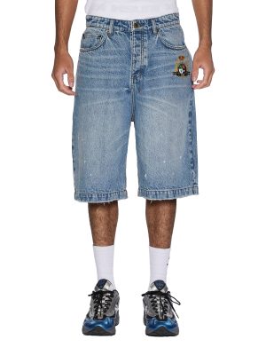 MAXX SHORT 70'S BLUE TRASHED