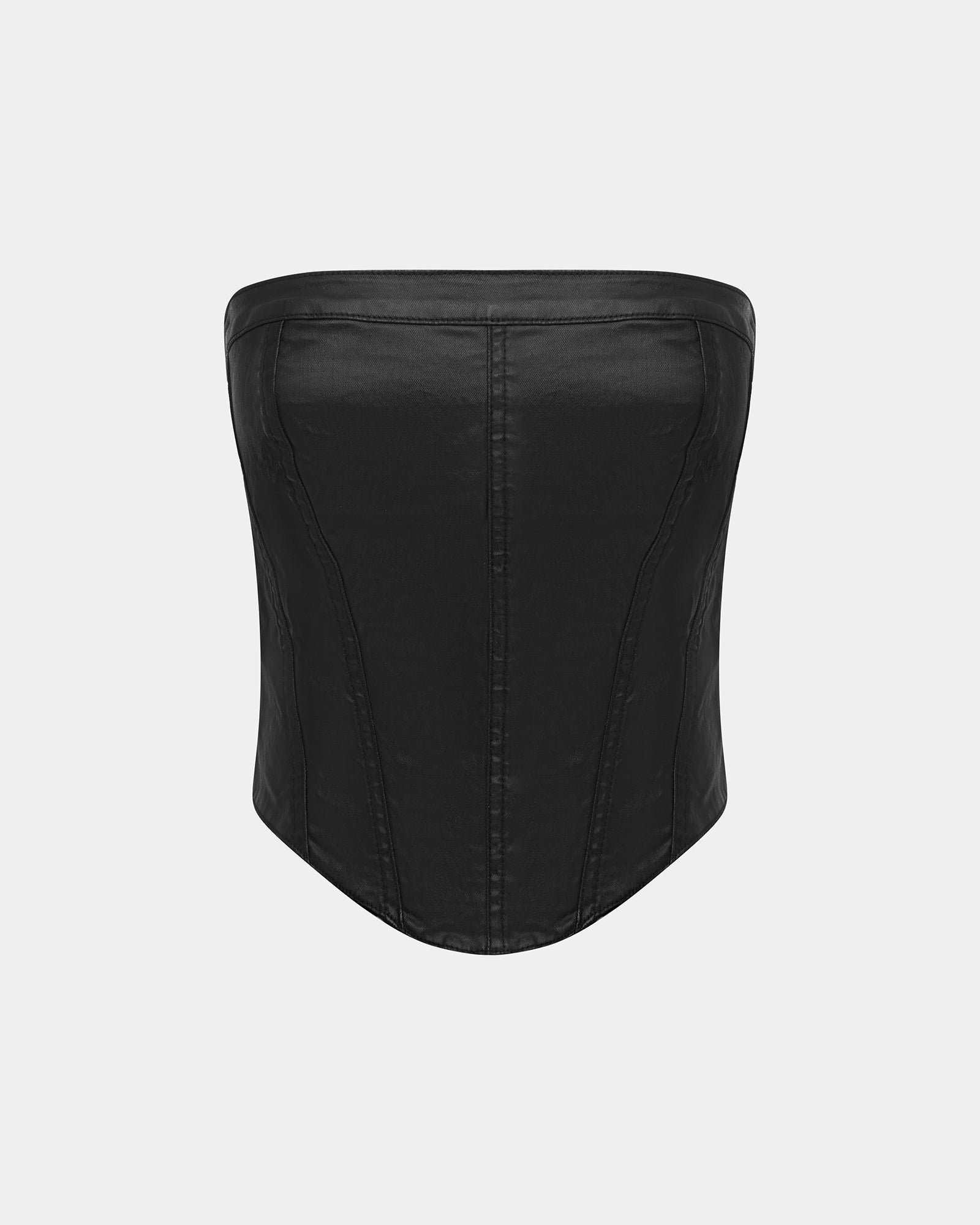 VAMPY BUSTIER BLACK WAX - Image 5