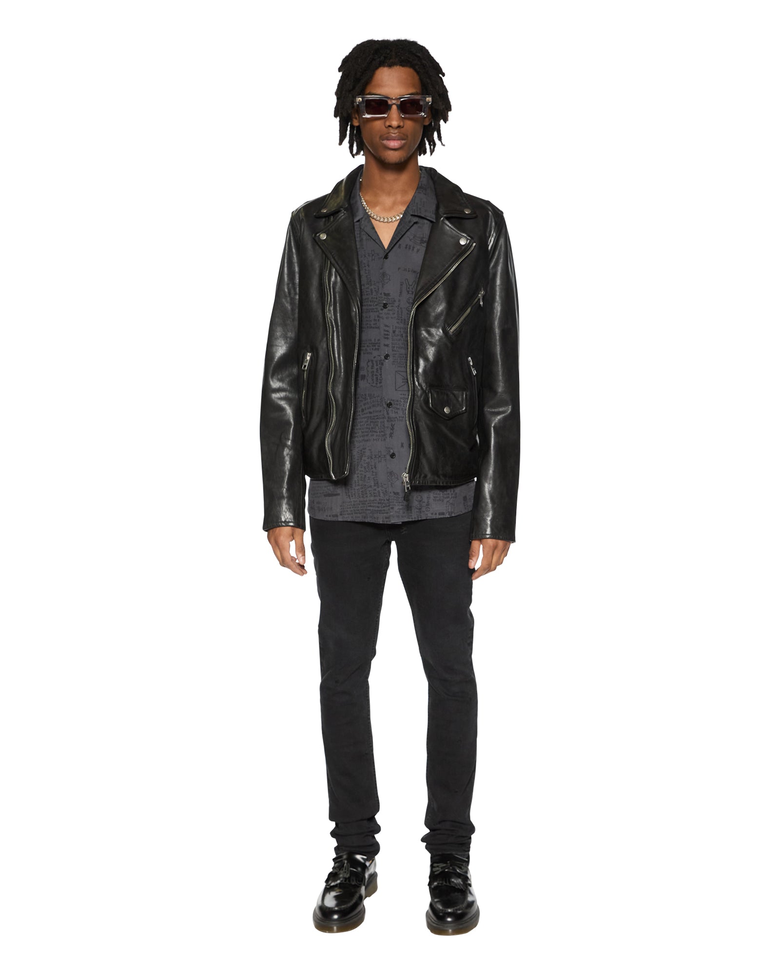 VERSES RESORT SS SHIRT BLACK - Image 4