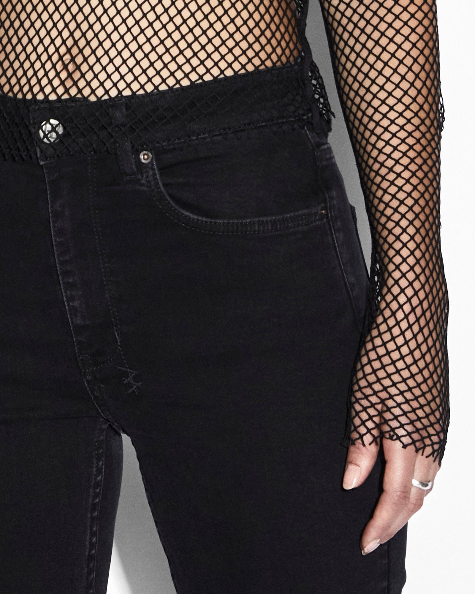 NET MESH LS TOP BLACK - Image 8