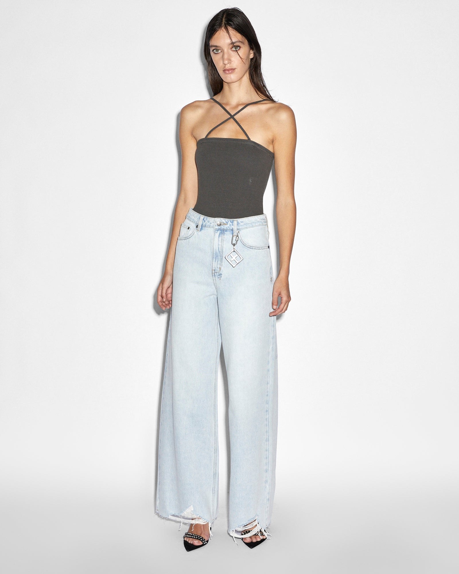 ARISE TUBE BODYSUIT CHARCOAL - Image 2