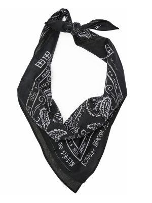 GHOSTED BANDANA BLACK/WHITE
