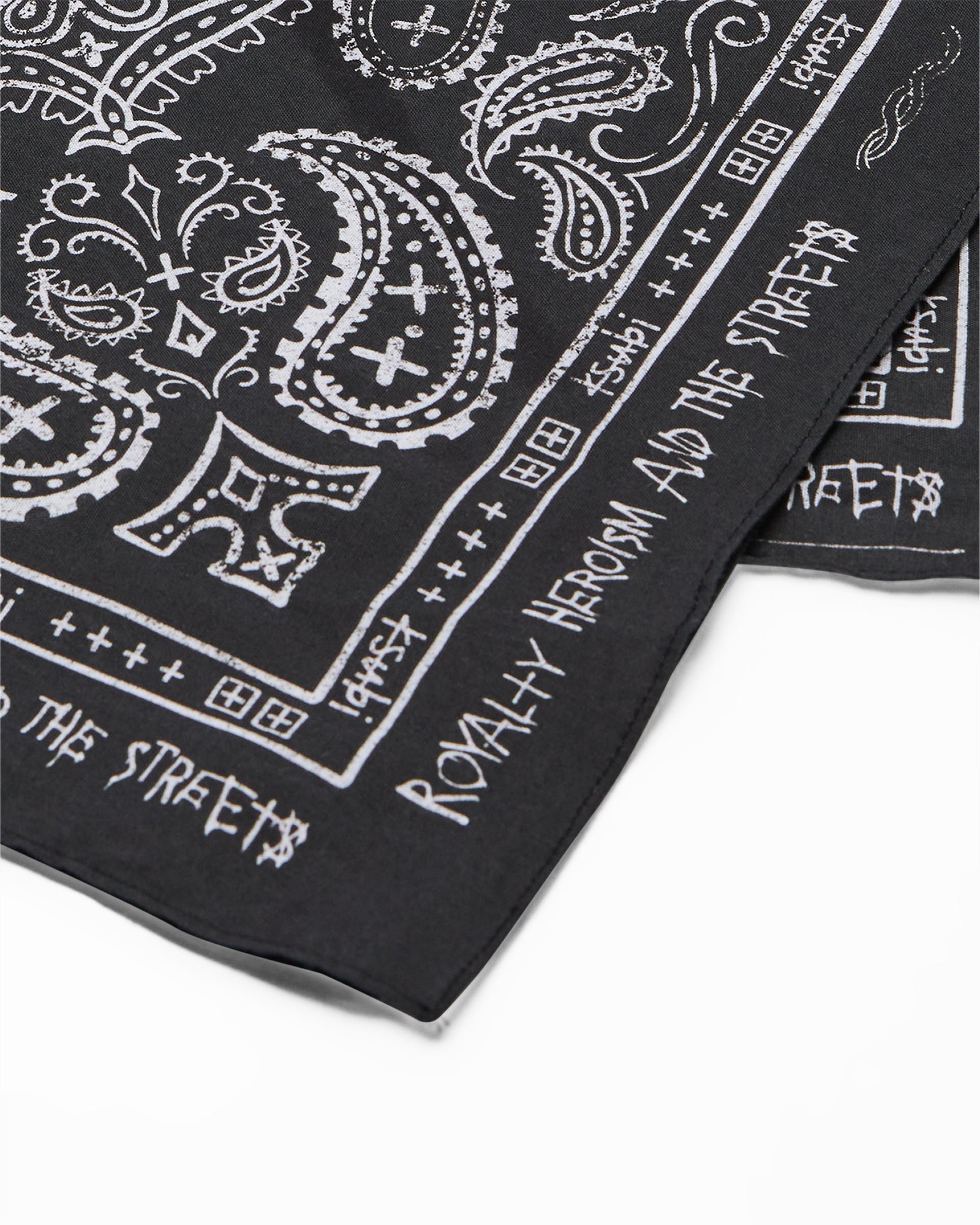 GHOSTED BANDANA BLACK/WHITE - Image 5