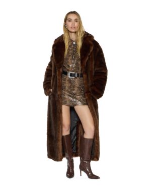 Alton Faux Fur Jacket Tawny