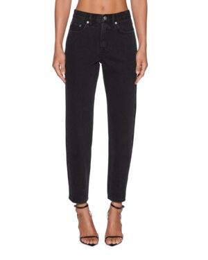 Pinup Crop Jean Noir