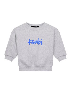 Lil 1999 Biggie Crew Fleece Snow Marle