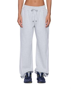 Carter Wide Trakpant Grey Marle
