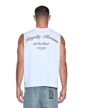 Royalty Halen Cut Off Tru White