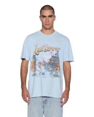 Last Summer Biggie Ss Tee Blue Mist